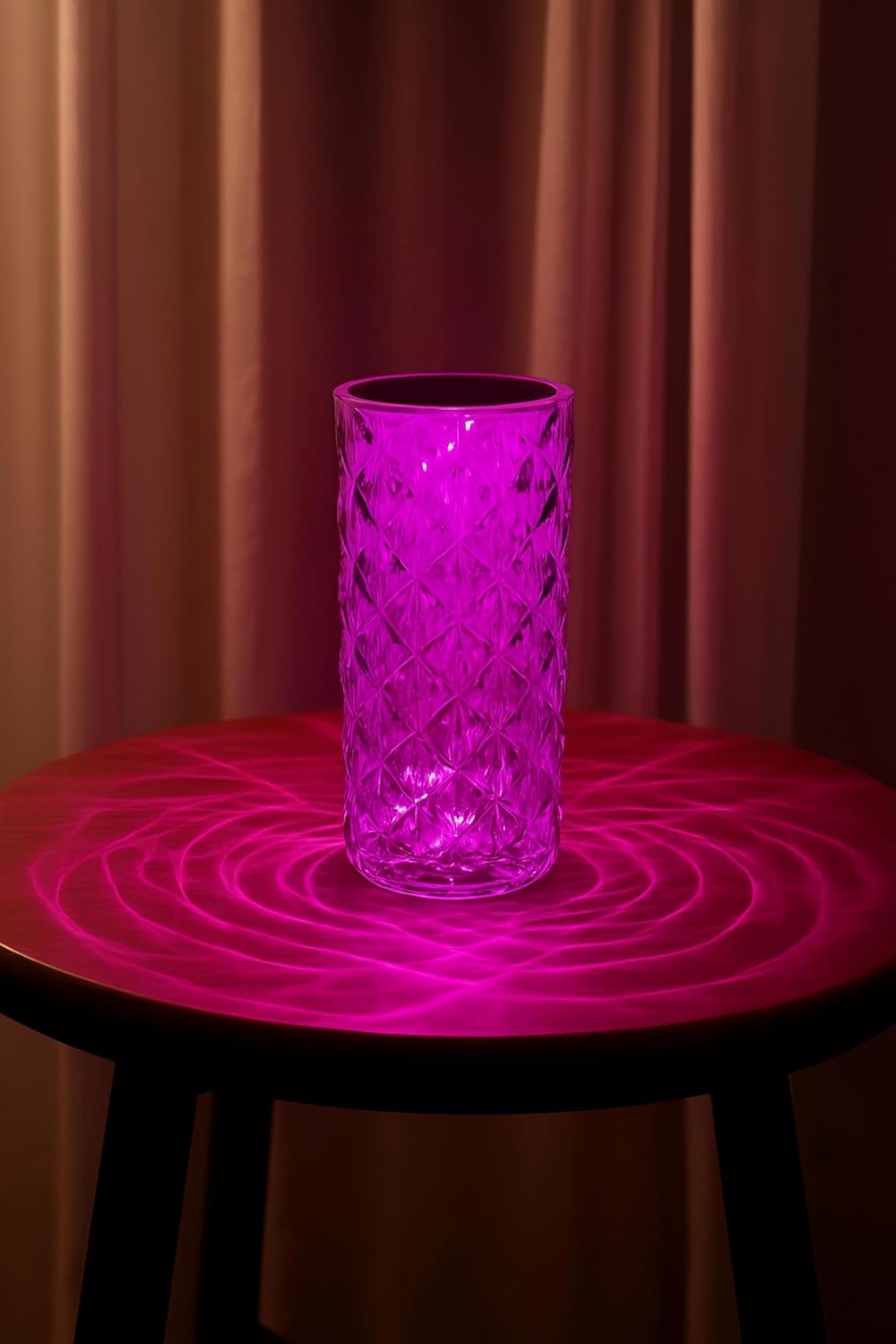 Rechargeable Rose Diamond Table Lamp