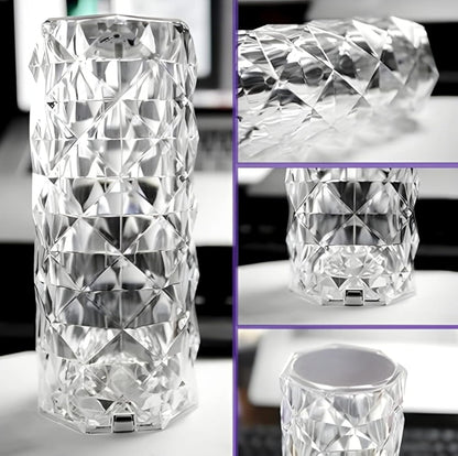 Rechargeable Rose Diamond Table Lamp
