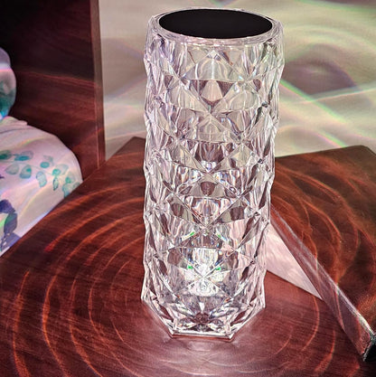 Rechargeable Rose Diamond Table Lamp